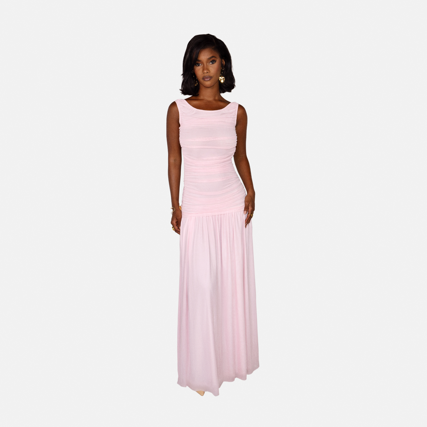 Yara Dress in Blush