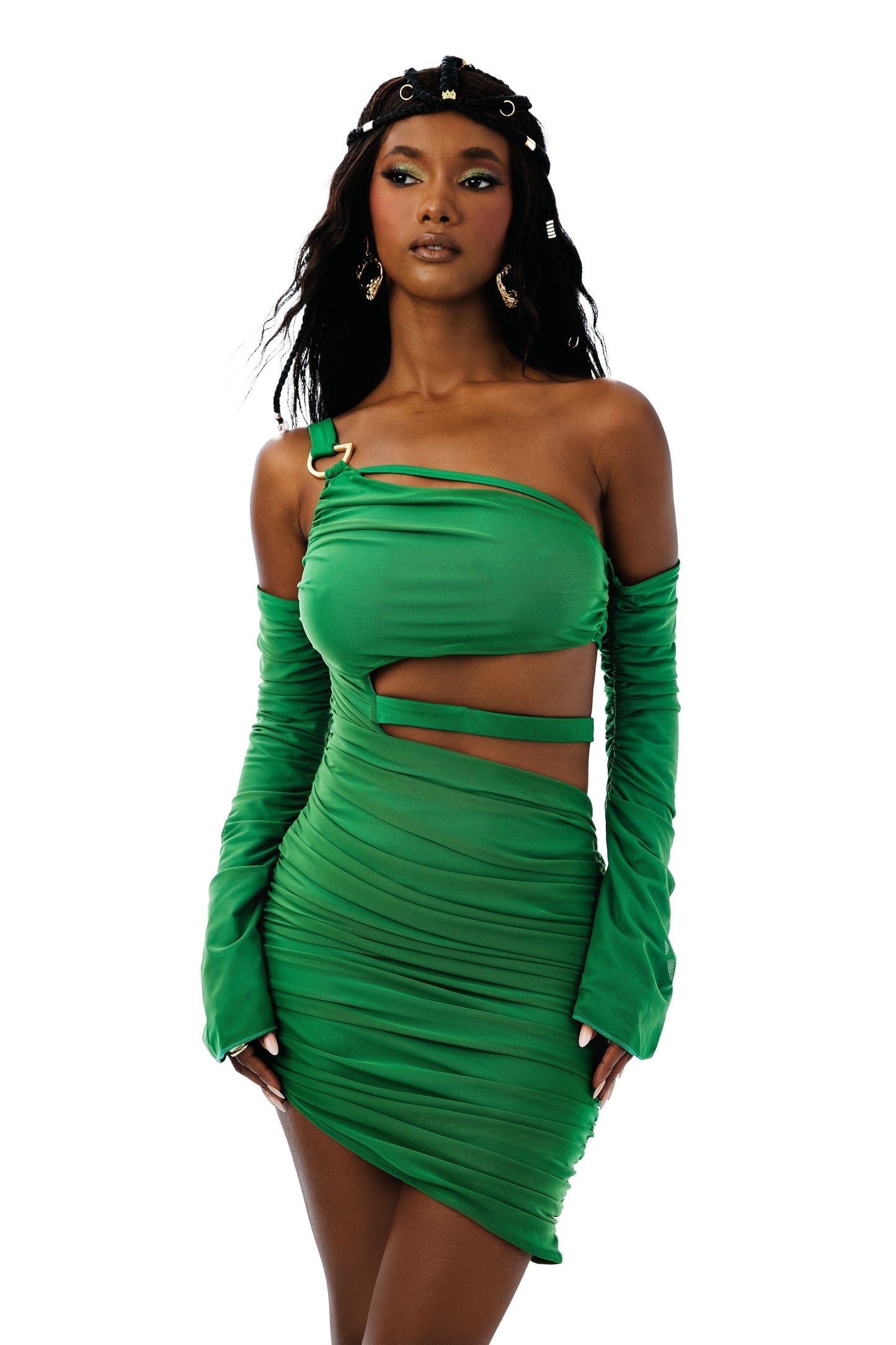 Assi Dress in Emerald - Sincerely Ria