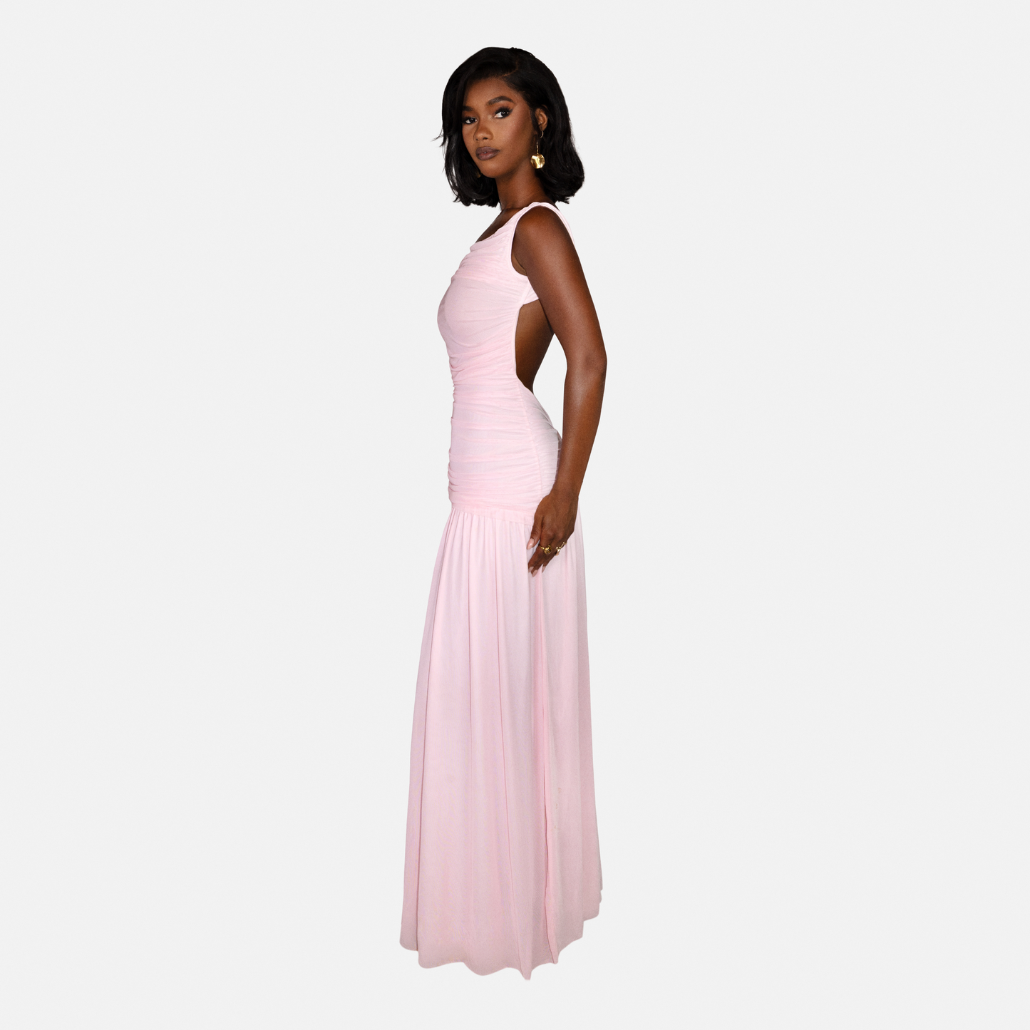 Yara Dress in Blush
