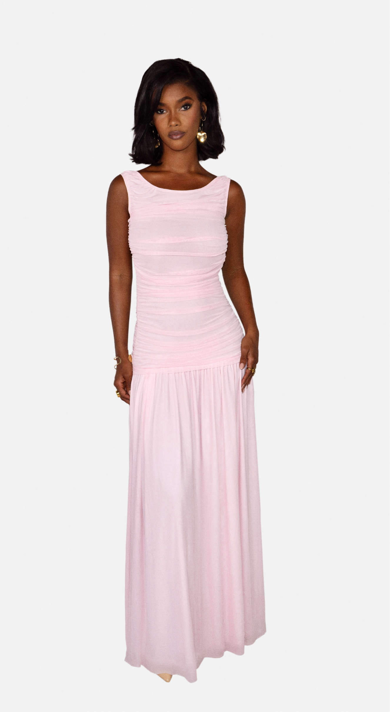 Yara Dress in Blush