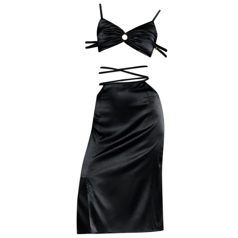 Kindia Midi Silk Set - Sincerely Ria