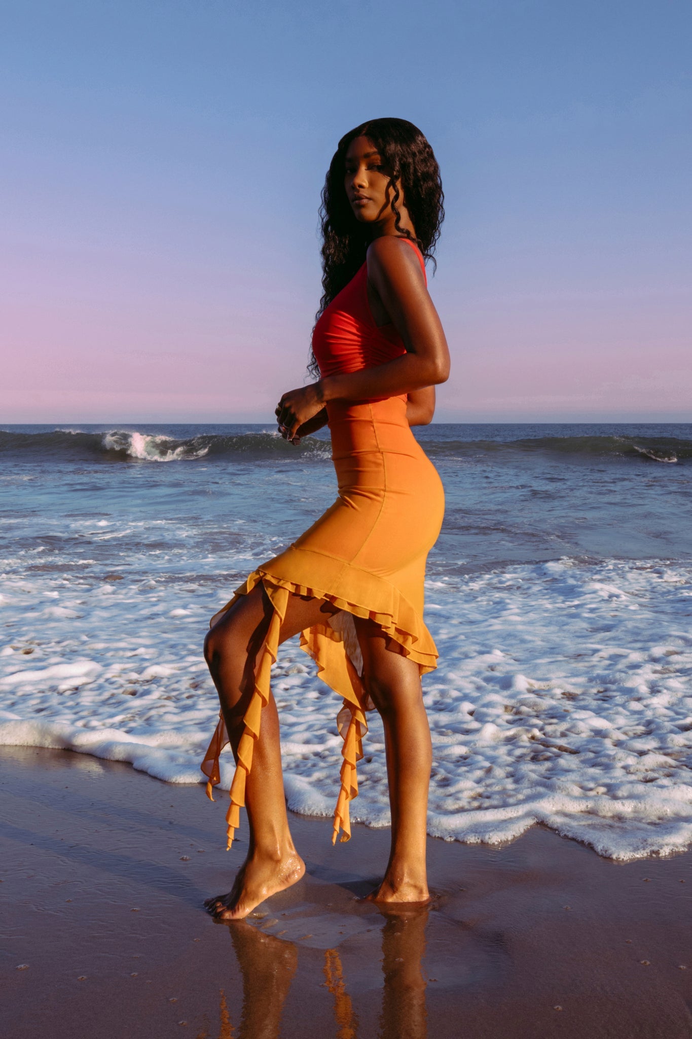 RAMA Dress In Sunset - Sincerely Ria